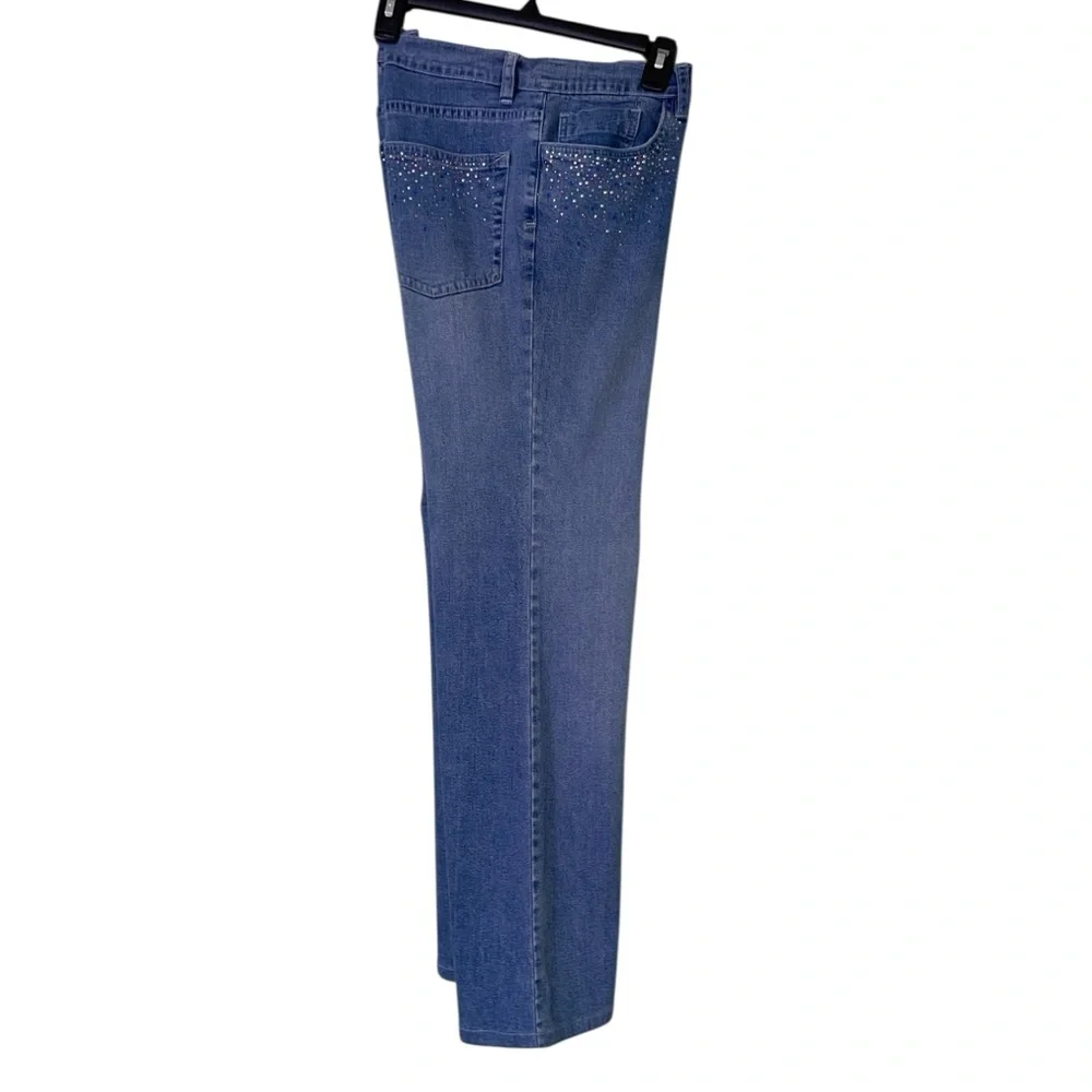 Christine Alexander embellished jeans. Size 10 GUC - Picture 7 of 12